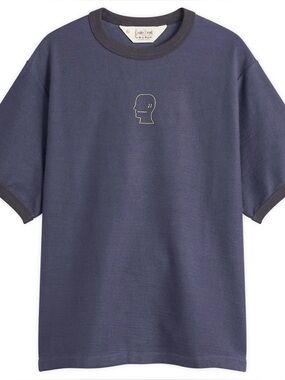 NWT Brain Dead Slubby Ringer Tshirt (Navy)